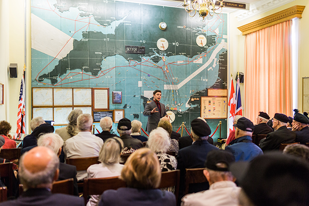 normandy veterans map room southwick park 2014