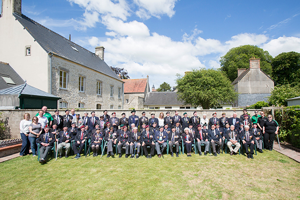 British veterans in Normandy